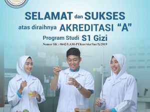 Program Studi S1 Gizi Universitas Alma Ata satu satunya Prodi Gizi  Swasta di Indonesia yang Terakreditasi “A”