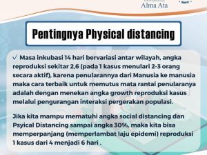 PENTINGNYA PHYSICAL DISTANCING