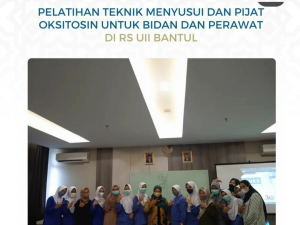 Midwifery lecturer becomes a facilitator in breastfeeding technique training for midwives and nurses at UII Bantul Hospital