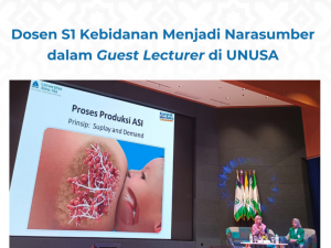 S1 Midwifery Lecturer as Guest Lecturer at Nahdlatul Ulama University Surabaya