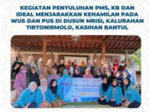 Counselling on Sexually Transmitted Diseases (STDs), Family Planning & Ideal Pregnancy Spacing to Increase Family Planning Awareness in Mrisi Hamlet, Tirtonirmolo Village in Kasihan Bantul