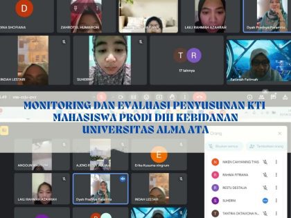 Monitoring dan Evaluasi Penyusunan KTI (Monev KTI)