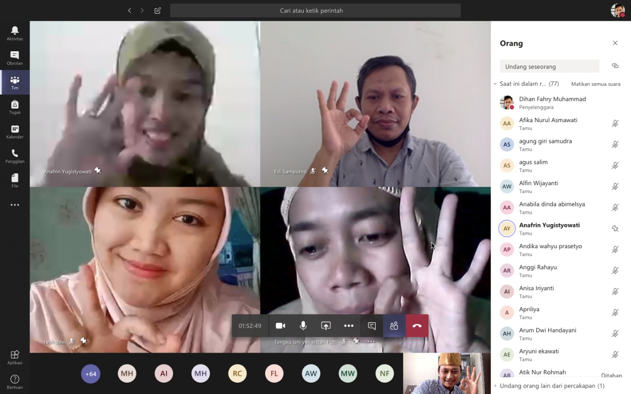 Seminar Kesehatan Online Ramadhan Series Oleh Prodi PSIK UAA