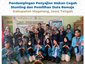 Pendampingan Penyajian 14000 Menu Cegah Stunting  dan Pemilihan Duta Remaja  di Desa Japan, Kabupaten Magelang, Jawa Tengah