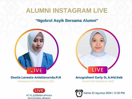 Instagram Live “Ngobrol Asik Bersama Alumni”