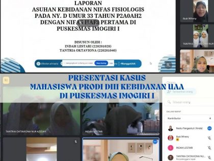 Presentasi Kasus Mahasiswa D3 Kebidanan UAA di Puskesmas Imogiri I