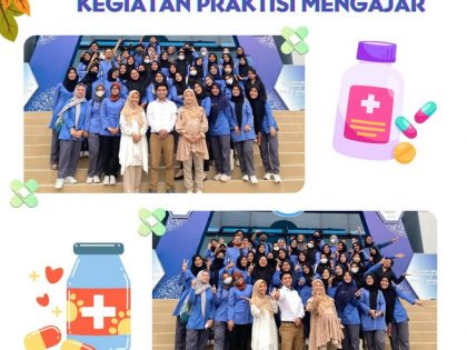 Kegiatan Praktisi Mengajar mata kuliah Kosmetika Herbal secara offline oleh apt. Irfan Imam Taufik, M.Farm.Ind. dengan agenda presentasi mini project kosmetika herbal oleh mahasiswa.