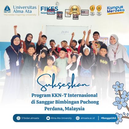 Mahasiswa Sarjana Kebidanan Alma Ata Sukseskan Program KKN-Internasional di Malaysia