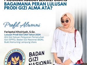 Alumni Gizi Universitas Alma Ata Turut Berkontribusi dalam Program Makan Bergizi Gratis