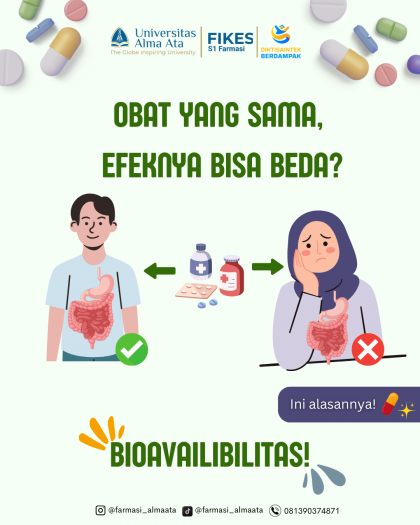 Peran Bioavailabilitas dalam Pengobatan