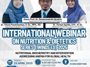 Prodi Gizi Universitas Alma Ata dan IIUM Malaysia Sukses Gelar International Webinar on Nutrition and Dietetics Series (IWINDS)