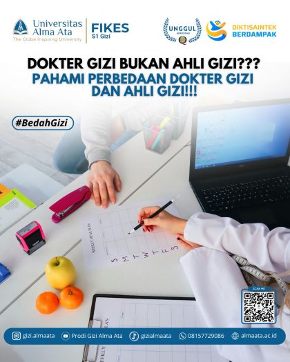 Dokter Gizi bukan Ahli Gizi??? Pahami Perbedaan Dokter Gizi dan Ahli Gizi!!!