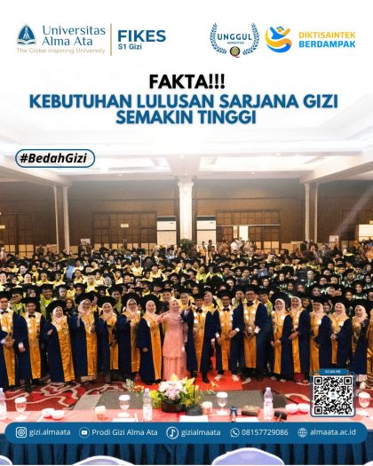 Fakta Kebutuhan Lulusan Sarjana Gizi Semakin Tinggi